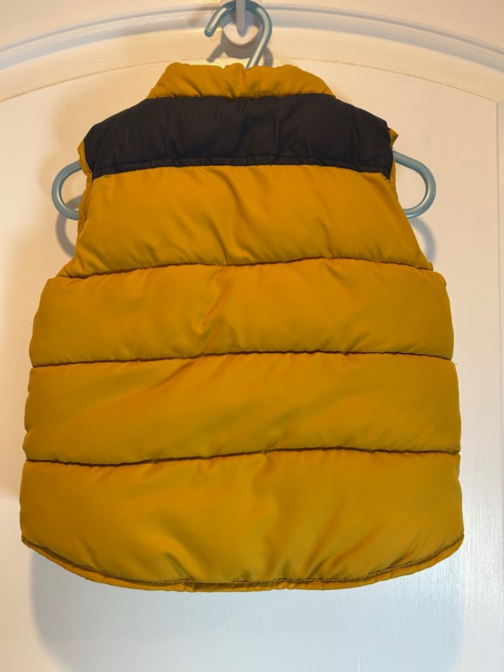 Mini Rebel Kids Puffy Vest - Mustard Yellow size 12-18 months - Picture 3 of 4